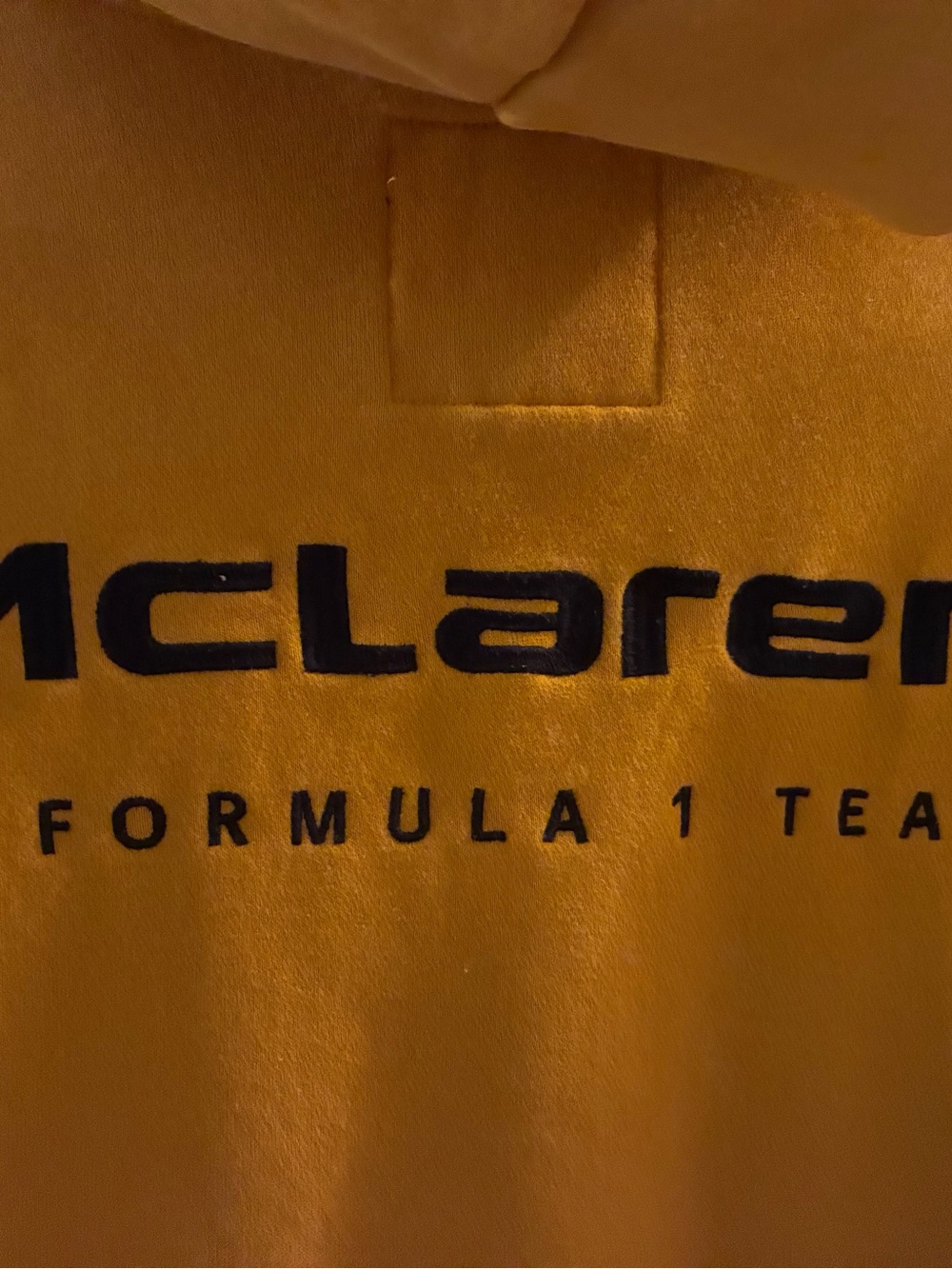 Hollister Men's Yellow McLaren Formula 1 Team Sweatshirt